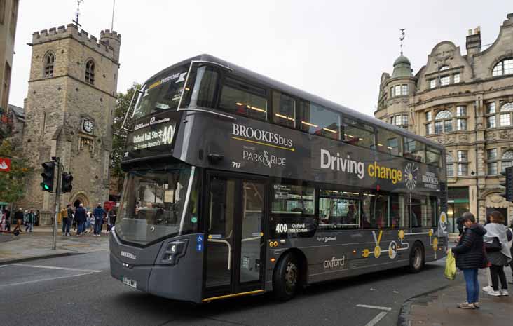 Oxford Wright Streetdeck Electroliner 717 Brookes P&R